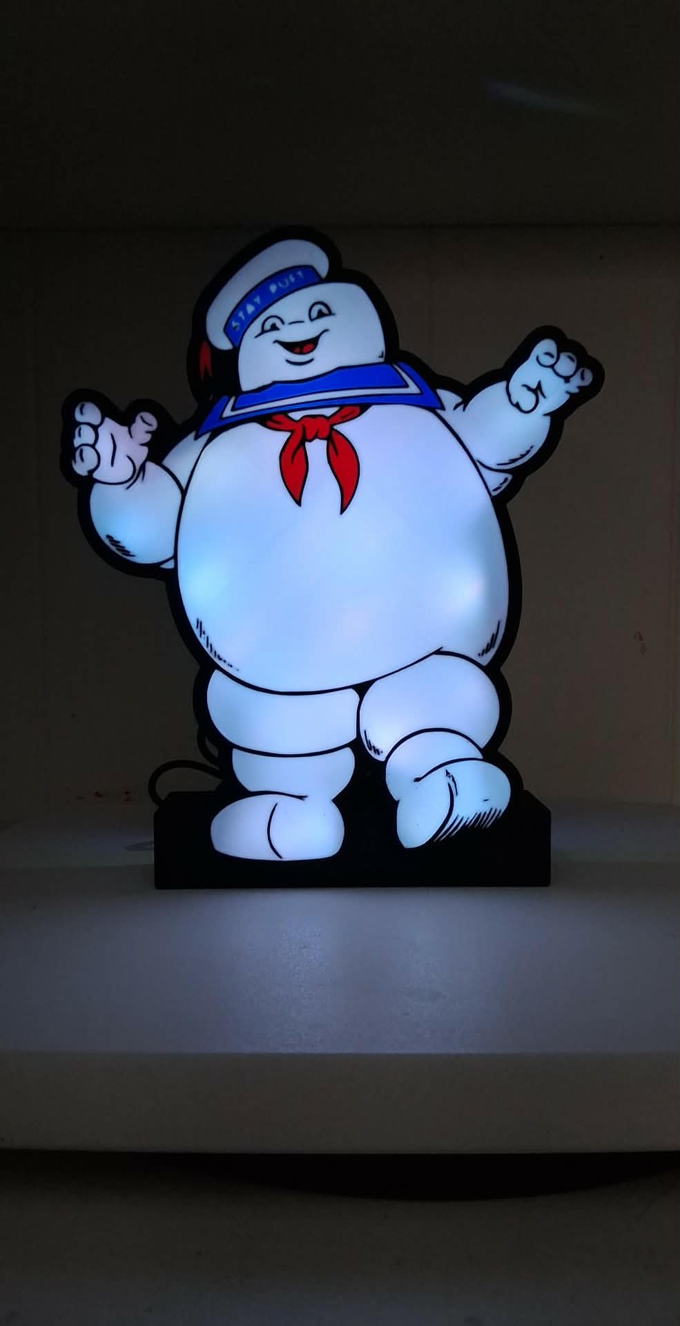 Stay Puff LED light box – custom 3D printed – Lit Layer Creations